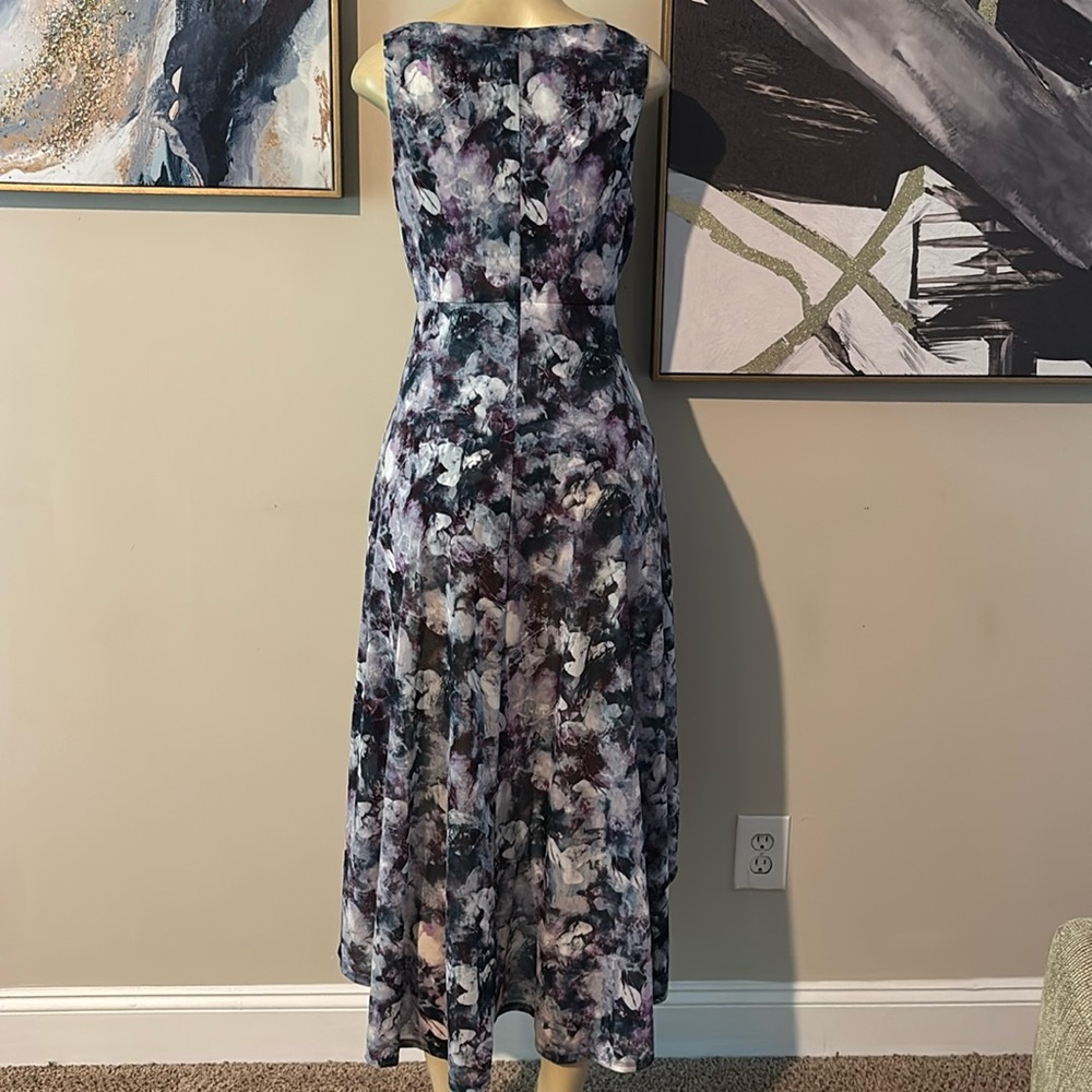 Simply Vera by Vera Wang Women's MulticolorABStract Fit & Flare Dress size XS - Picture 5 of 8